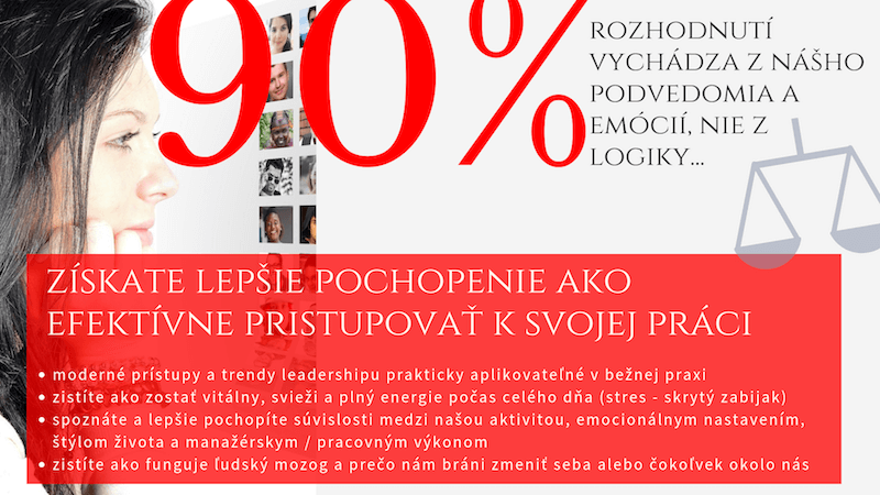 Moderný leadership a mozog v práci